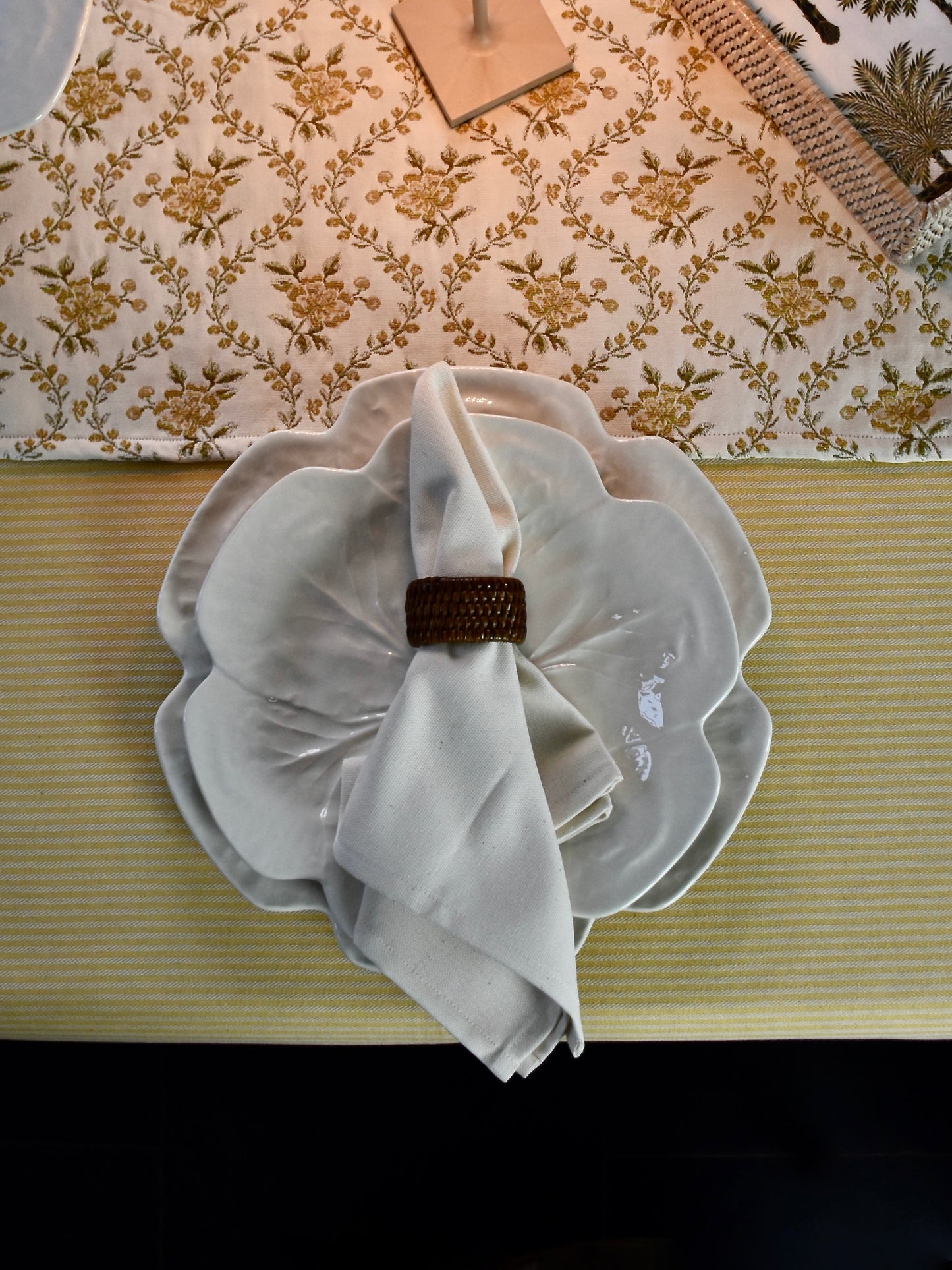 ecru servet - sfeer foto 1