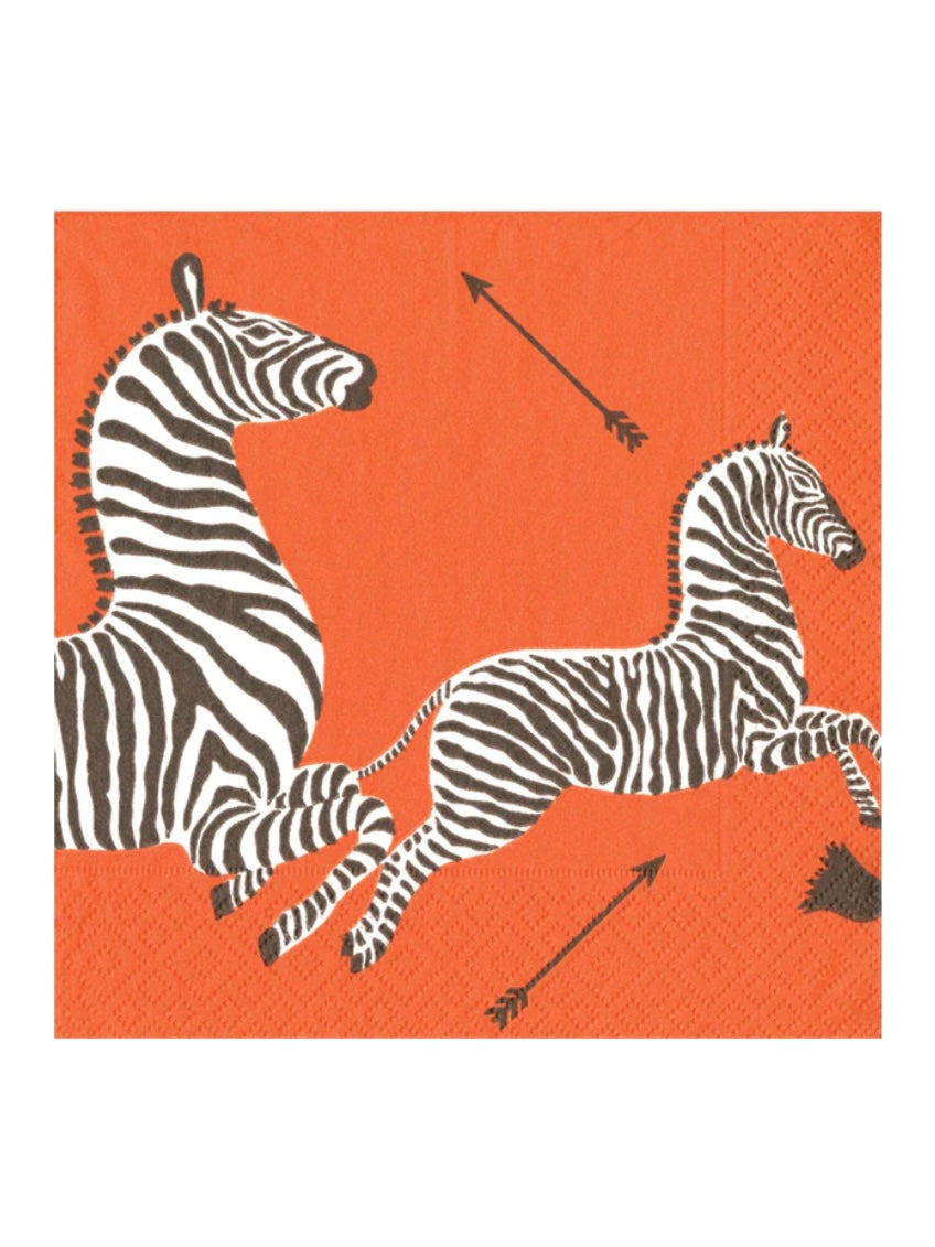 Zebra cocktail servetten - productfoto