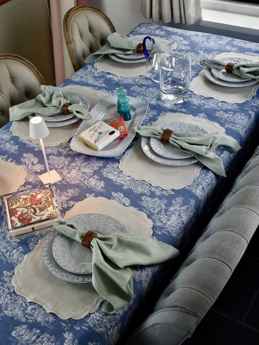 Groene servet - sfeerfoto 