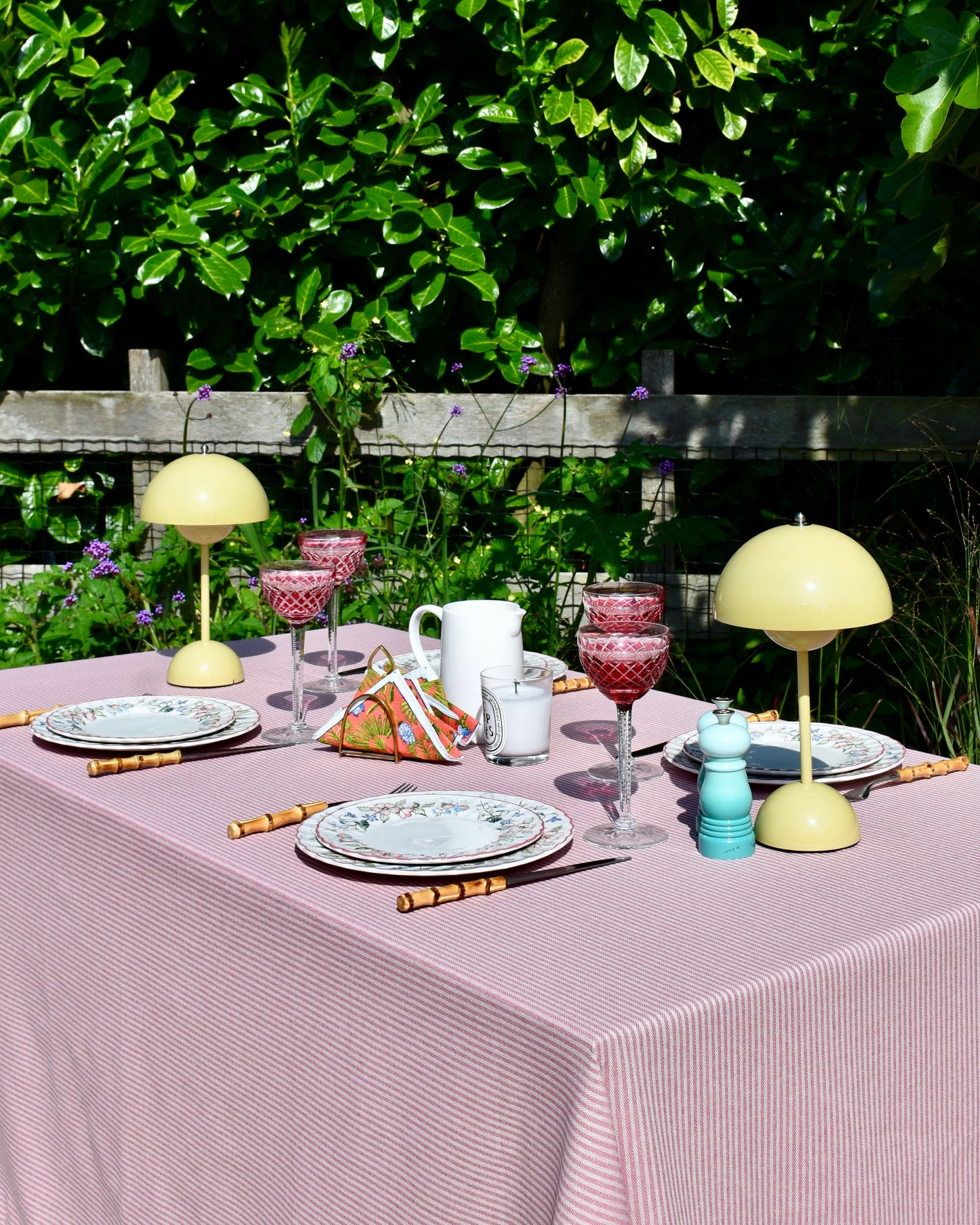 Pretty pink tafelkleed