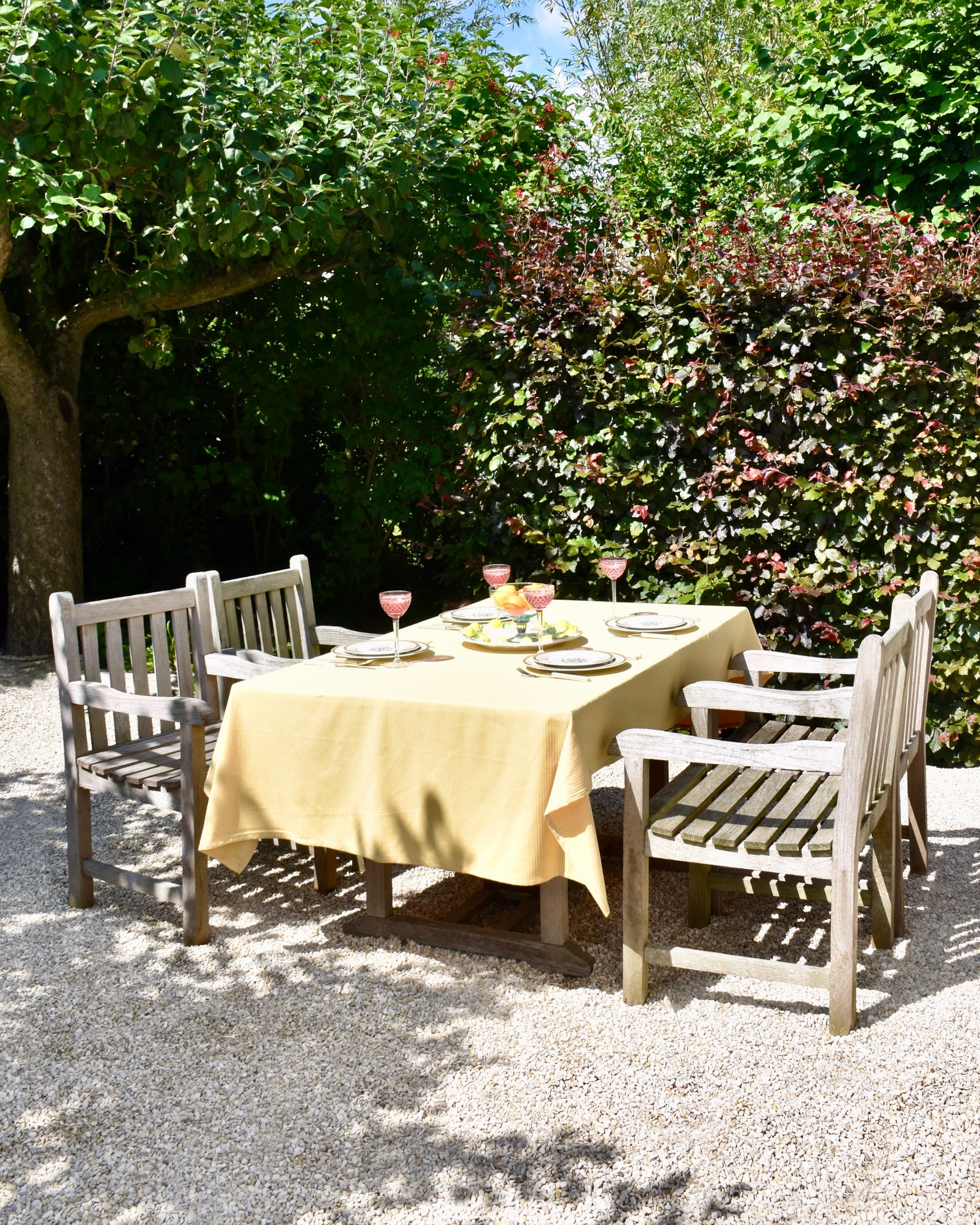 Yellow yard tafelkleed - Sfeerfoto 2