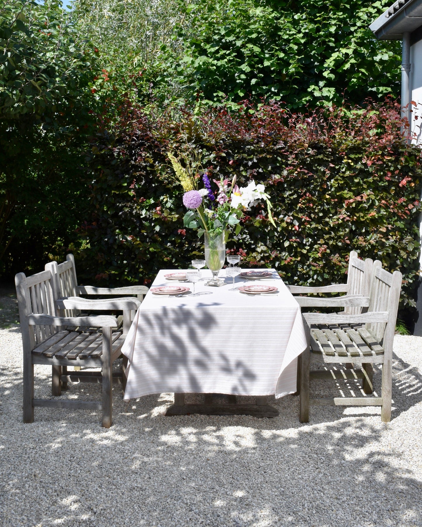 Sunny stripes tafelkleed - Sfeerfoto 1