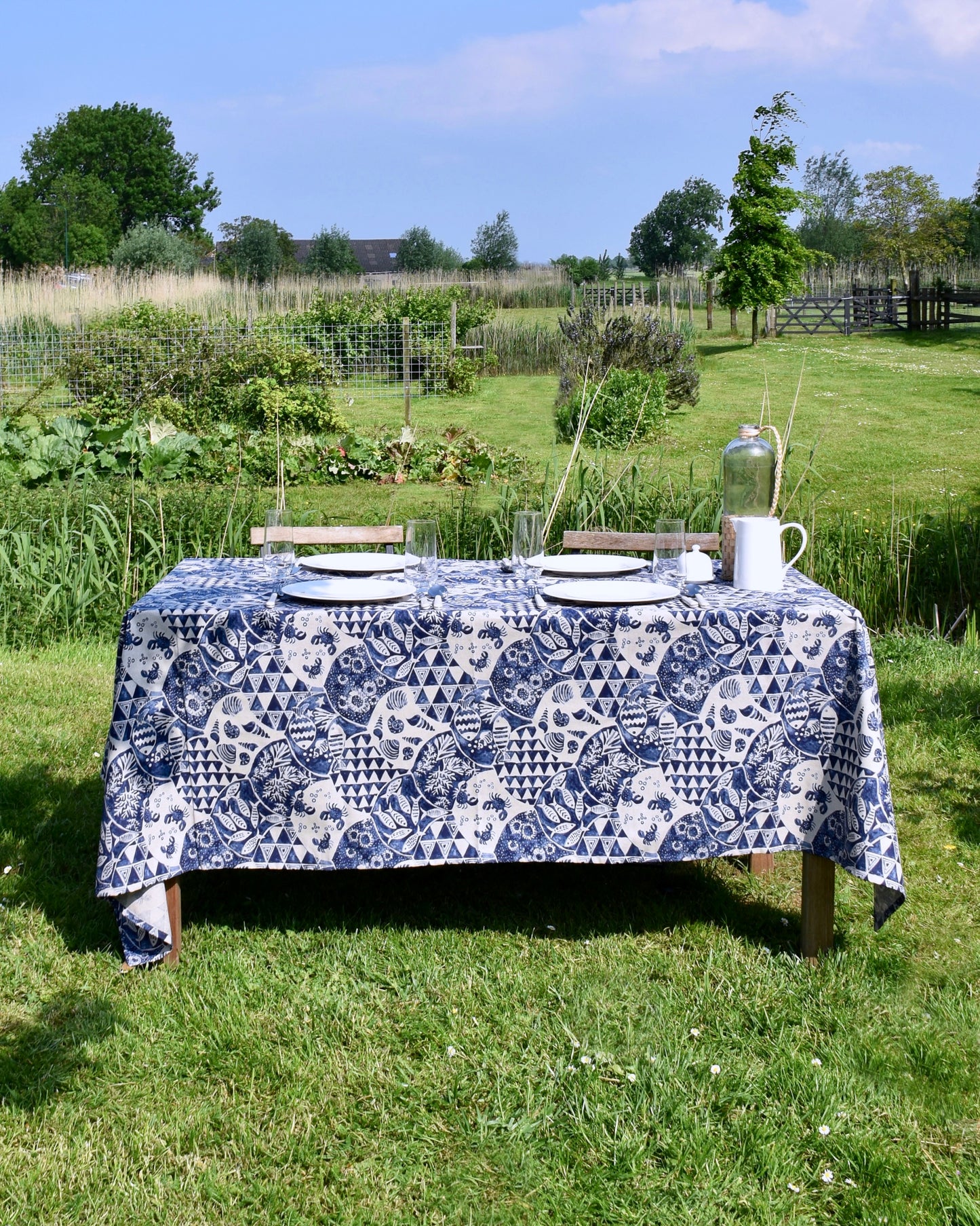 Wave wonders tafelkleed - Sfeerfoto 2