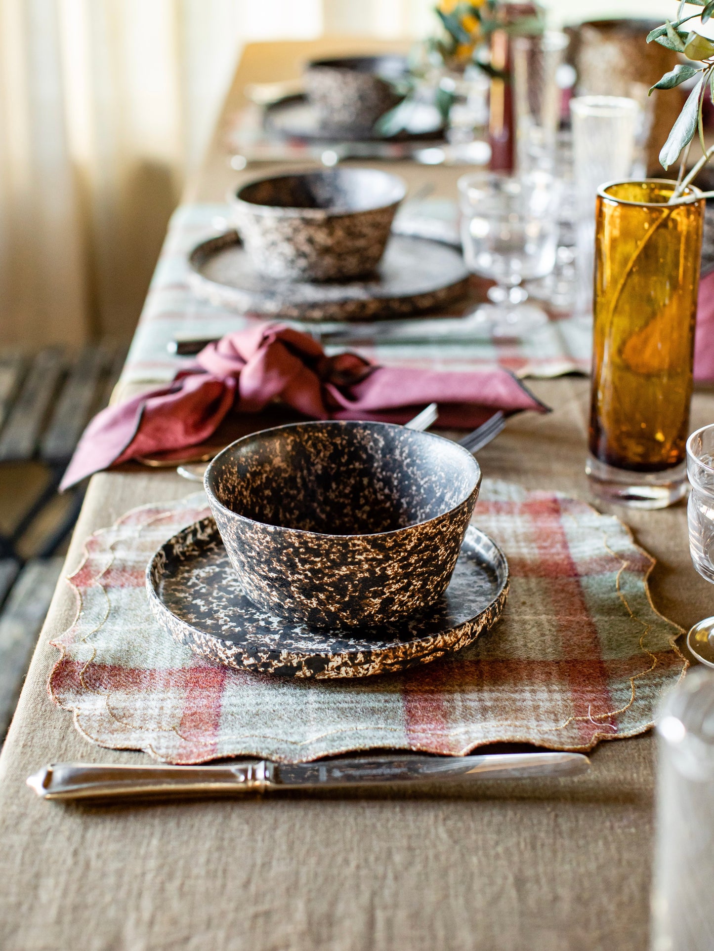 Tartan placemat - Sfeerfoto