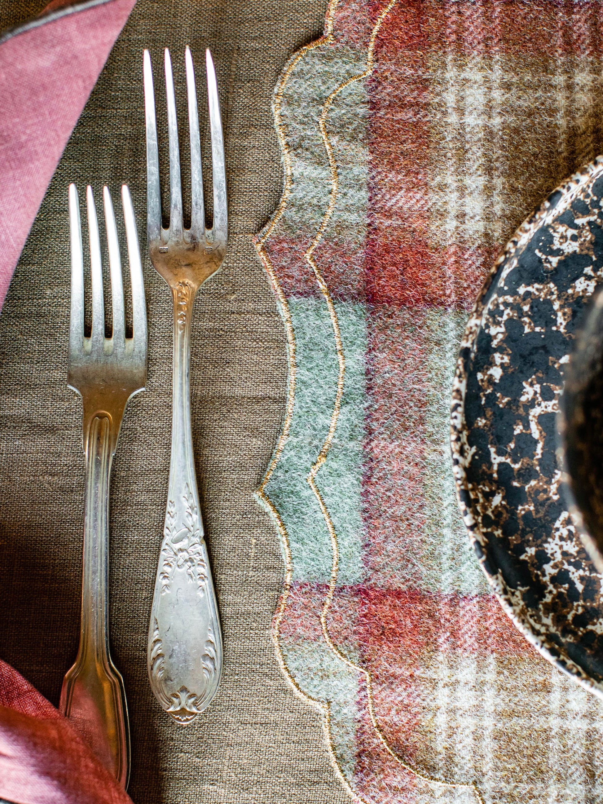 Tartan sfeerfoto - Close up