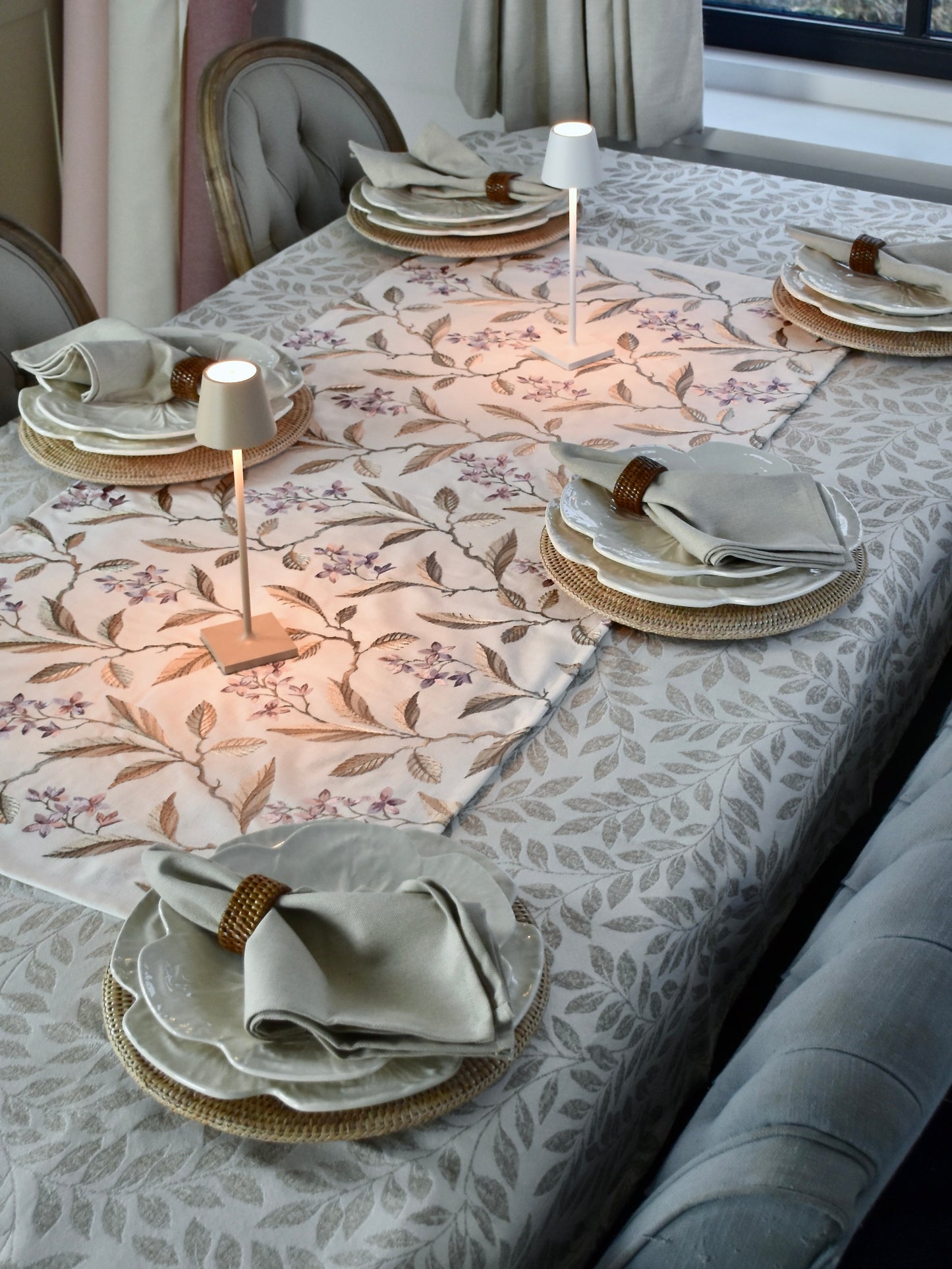 beige servet - sfeerfoto