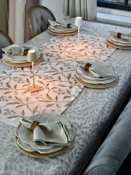 beige servet - sfeerfoto