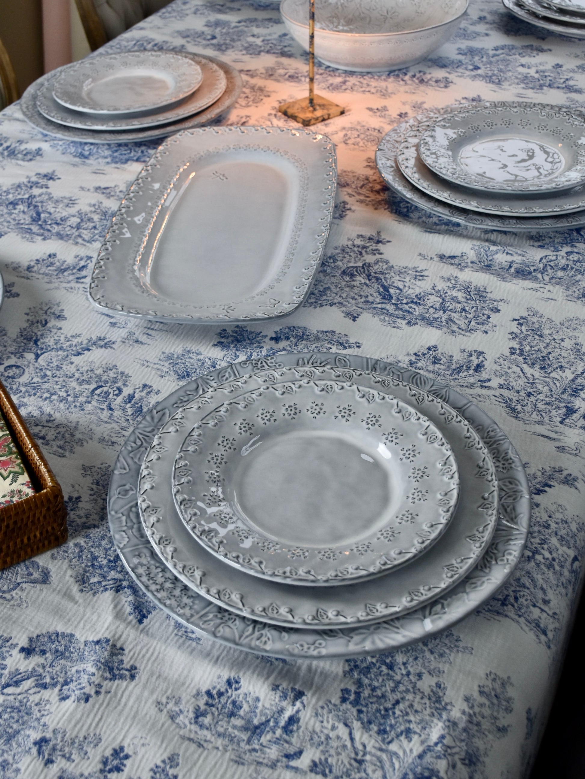 Ontbijtbord Flower Fields - Sfeerfoto