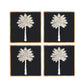 palmbomen onderzetters - product foto bovenkant