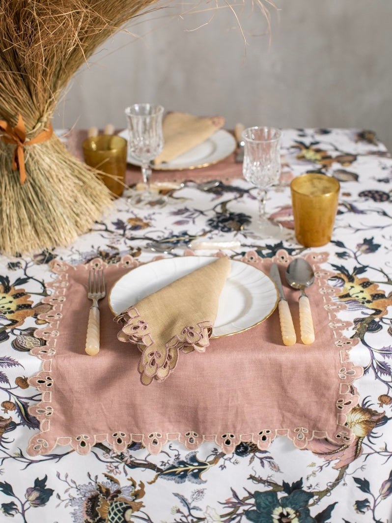 Roze placemats - Sfeer foto