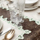 Witte placemat - Close up